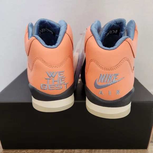 Air Jordan 5 x DJ Khaled We The Best Crimson Bliss DV4982-641 GS 7Y Women's 8.5 - Picture 3 of 5